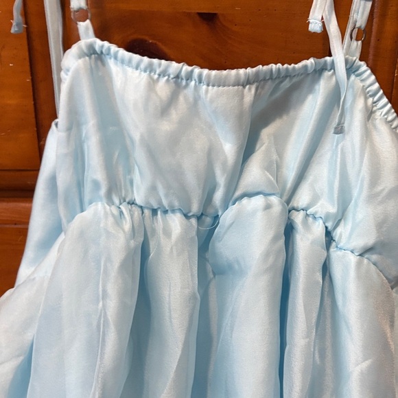 Wild Fable Light Blue Midi Dress - Picture 7 of 10